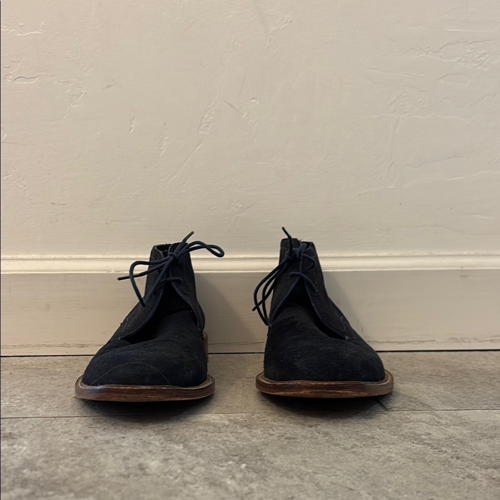 Ted Baker London Blue Suede Chukka Boots - Picture 2 of 8